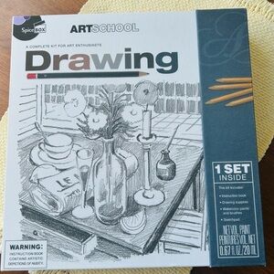 Spice Box Art School Drawing Kit - Complete Kit for Art Enthusiasts